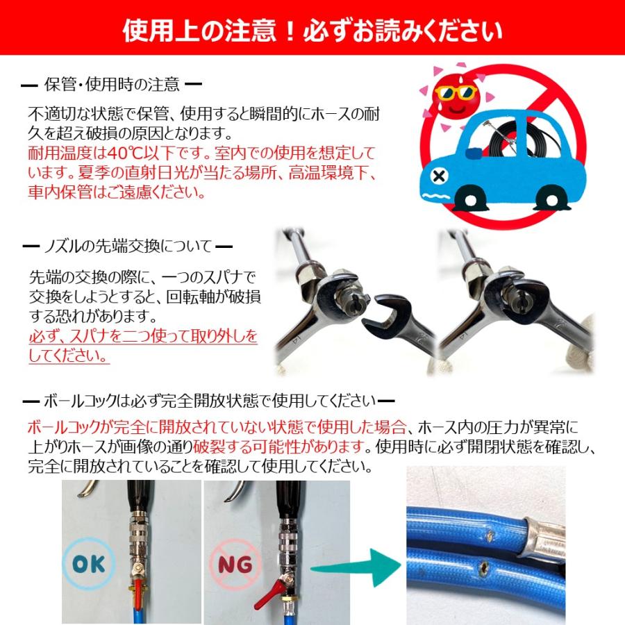 ケルヒャー（KARCHER） クイックコネクト式 専用 高圧ホース 10m 軽く