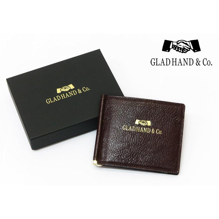 GLAD HAND（グラッドハンド） レザー マネークリップ ウォレット