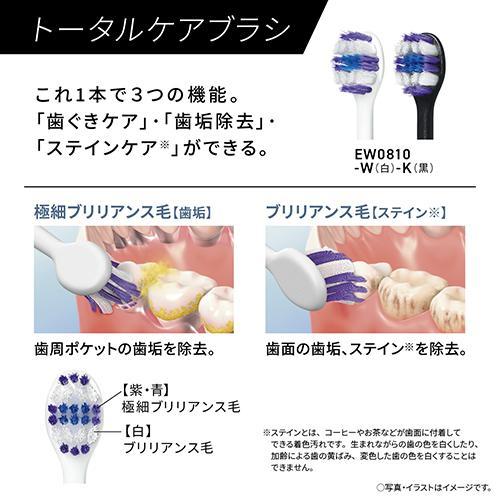 パナソニック(Panasonic) EW-DA18-W ホワイト 音波振動ハブラシ ドルツ