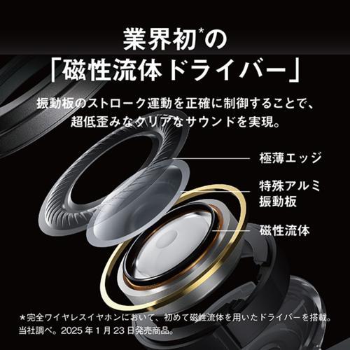 長期保証付】Technics テクニクス EAH-AZ100-K ブラック 完全