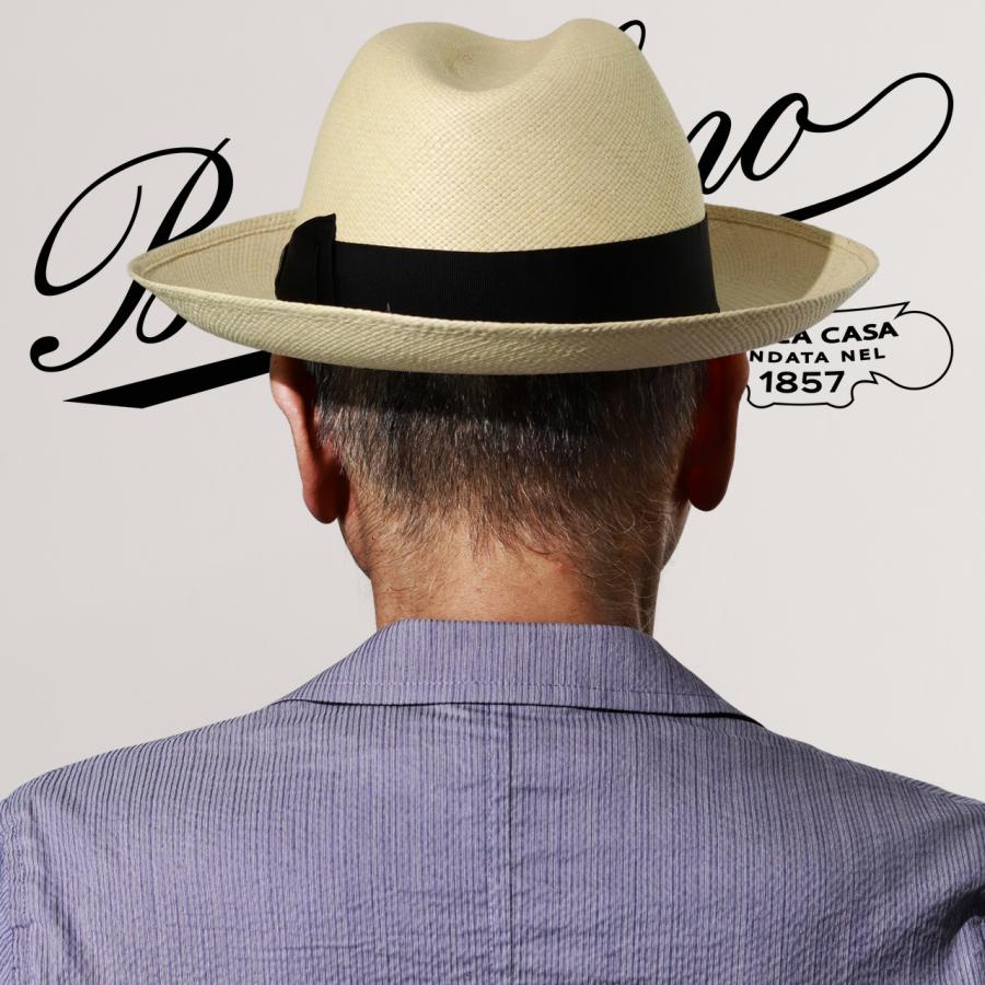 Borsalino（ボルサリーノ） パナマハット つば広ハット メンズ