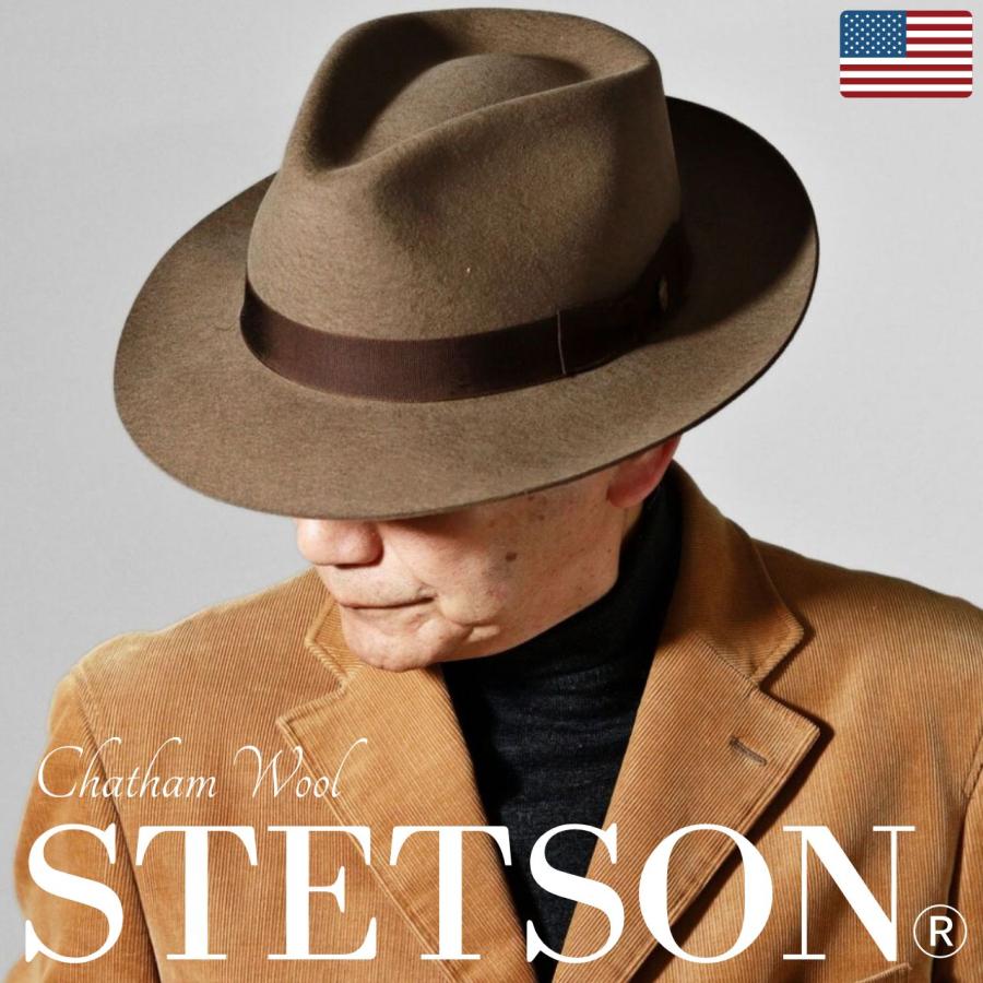 STETSON（ステットソン） ハット CHATHAM WOOL メンズ 中折れハット