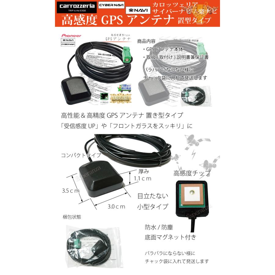 カロッツェリア 【'17 楽ナビ用 GPSアンテナ 置型 】 パイオニア AVIC