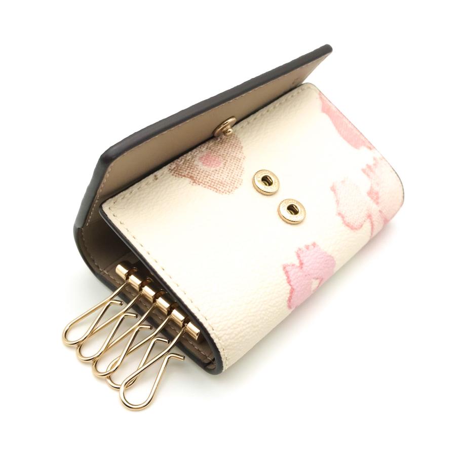 COACH（コーチ） ☆COACH☆ ファイブ リング キーケース フローラル