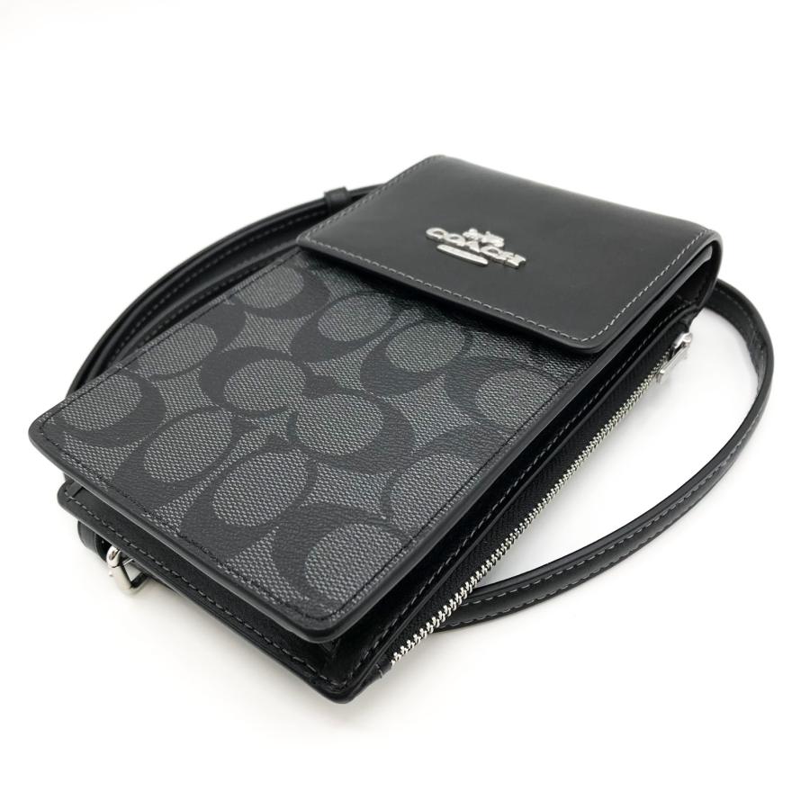 COACH（コーチ） スマホショルダー ノース／サウス フォーン クロス