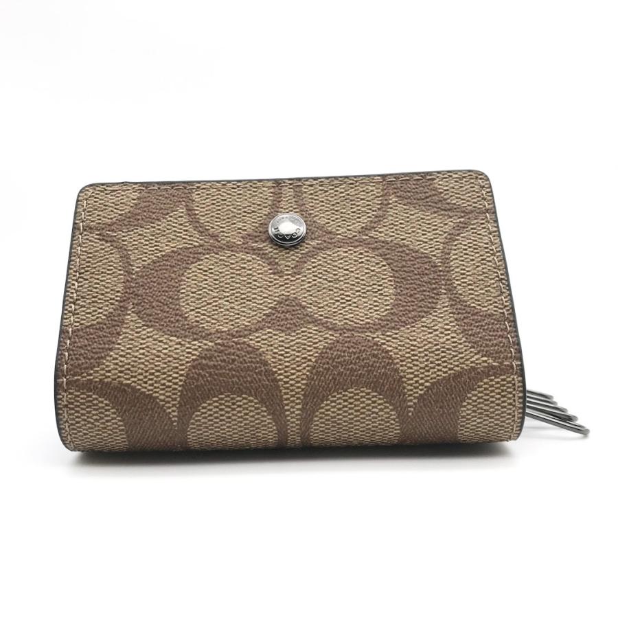 COACH（コーチ） ☆COACH☆ ファイブ リング キー ケース シグネチャー