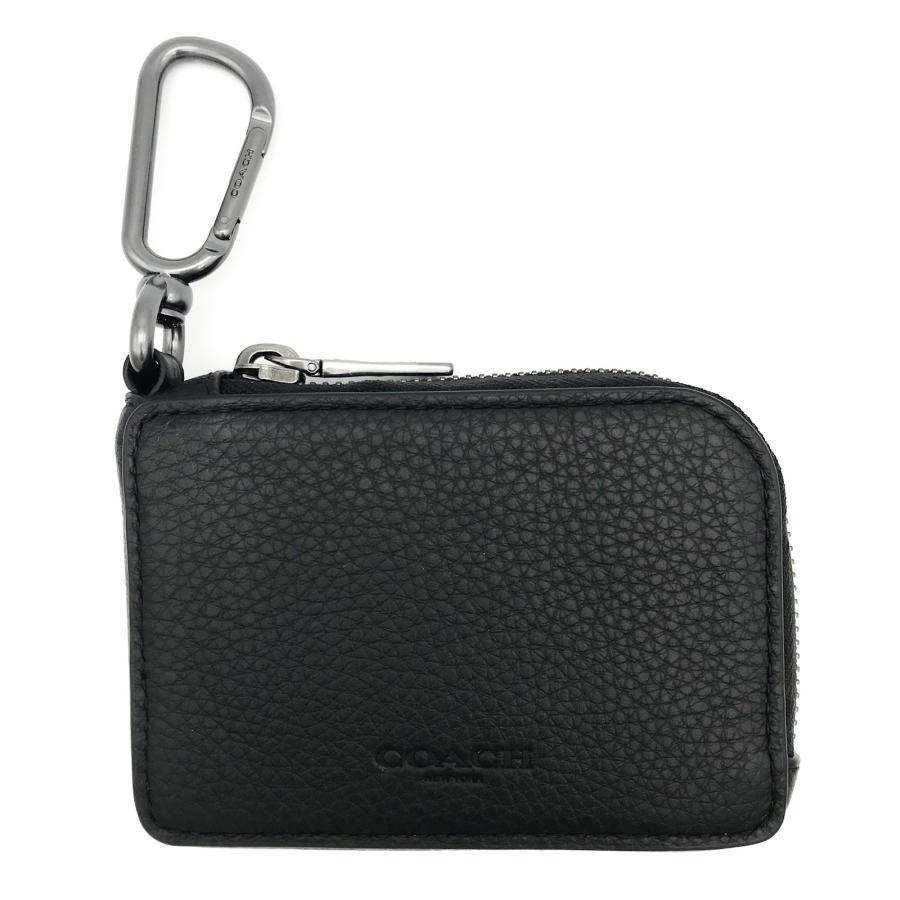 COACH（コーチ） ☆COACH☆ Lジップ キーケース ブラック カードケース
