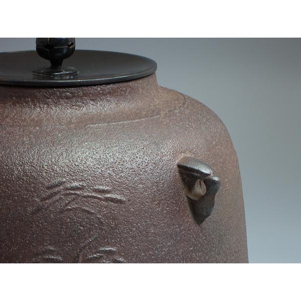 浜松地紋真形釜（風炉用） 高橋敬典工房 共箱 : 茶道具商 越中屋