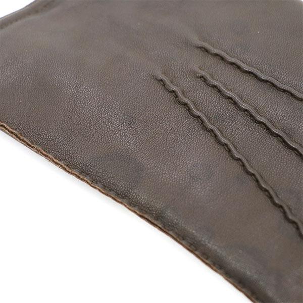 ダンヒル dunhill 手袋 レザー ブラウン ブランド小物 ファッション