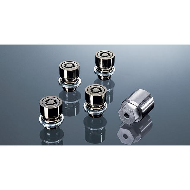 アルファード 40系：純正 キー付ホイールナット（ブラック）(1台分