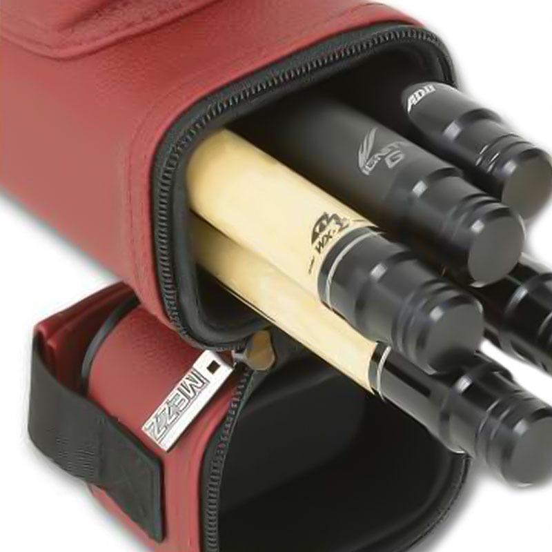 ビリヤード キューケース メッヅ 2バット3シャフト ZC-23 2B3S レッド