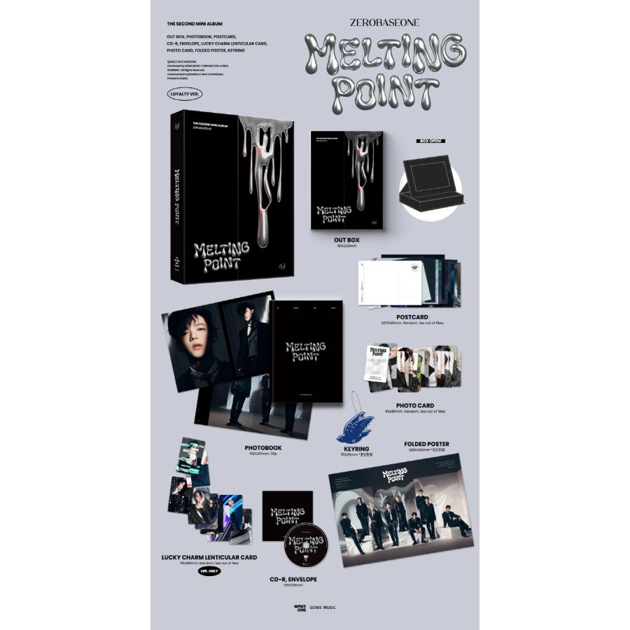 ZEROBASEONE - MELTING POINT 3種セット 初回特典付き 韓国盤 CD 公式