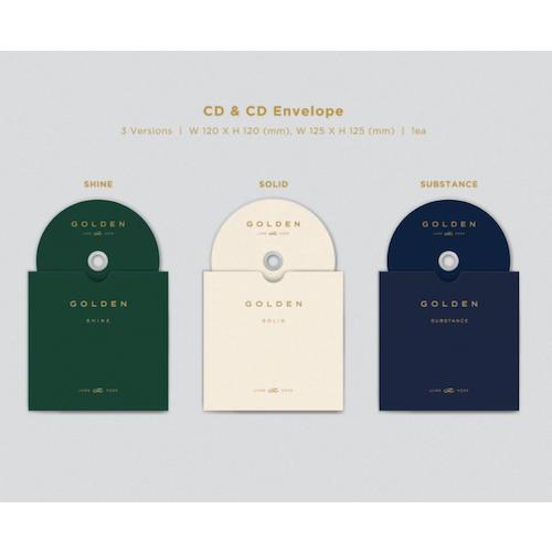 JUNG KOOK ジョングク from BTS - GOLDEN SOLO ALBUM 韓国盤 CD 公式