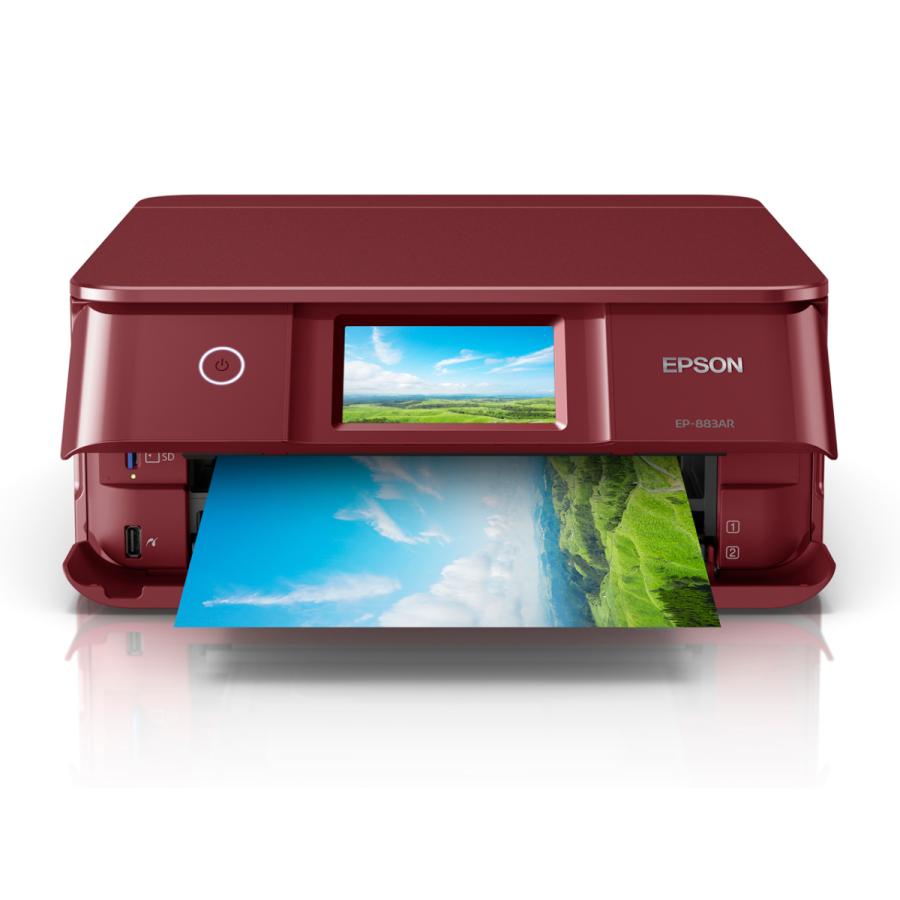 エプソン（EPSON） カラリオ EP-883AR [レッド] インクジェット