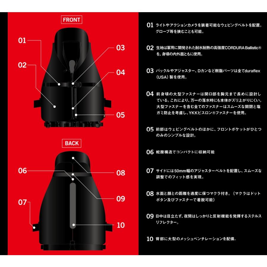 APIA アピア ガネットバリスティック サイズ:フリー ロックショア用