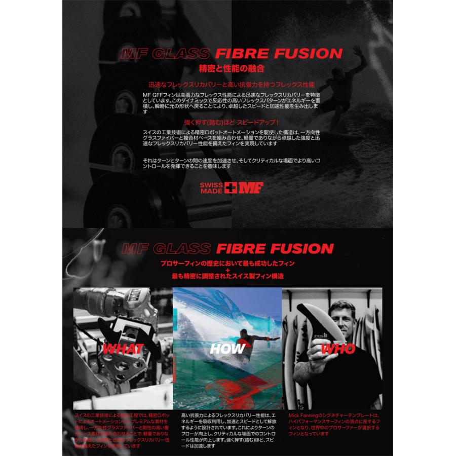 FCS FCS2 FIN エフシーエス2 フィン MF GLASS FIBER FUSION TRI トライ
