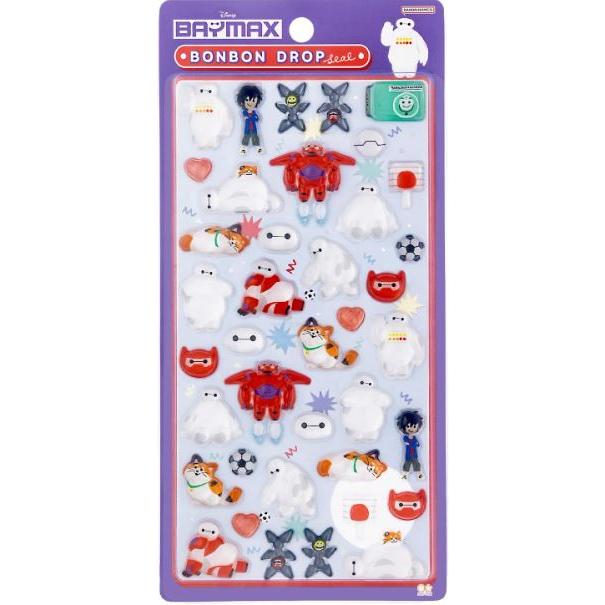 サンスター文具 ディズニーキャラクター シール 立体 ボンボンドロップ
