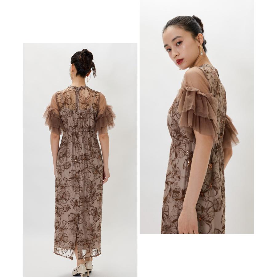 niana（ニアナ） スパンコール刺繍レースドレス パーティードレス 結婚