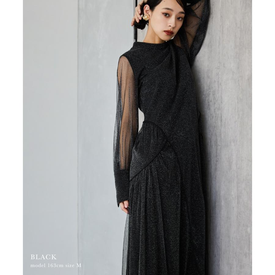 niana（ニアナ） ラメチュールAラインドレス パーティードレス 結婚式