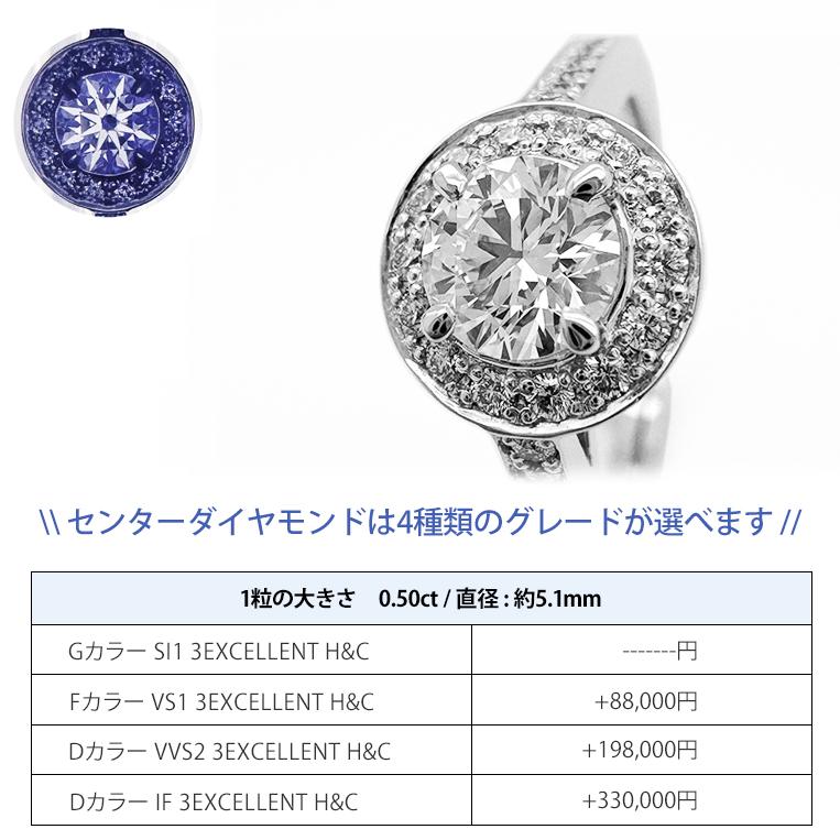 一粒ダイヤモンド フラッグス flags ダイヤ K18 ダイヤモンド 0.5ct
