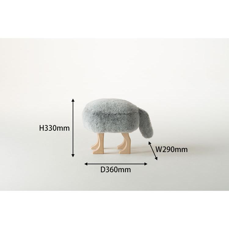 予約/匠工芸 アニマルスツール S フォックスグレー ANIMAL STOOL