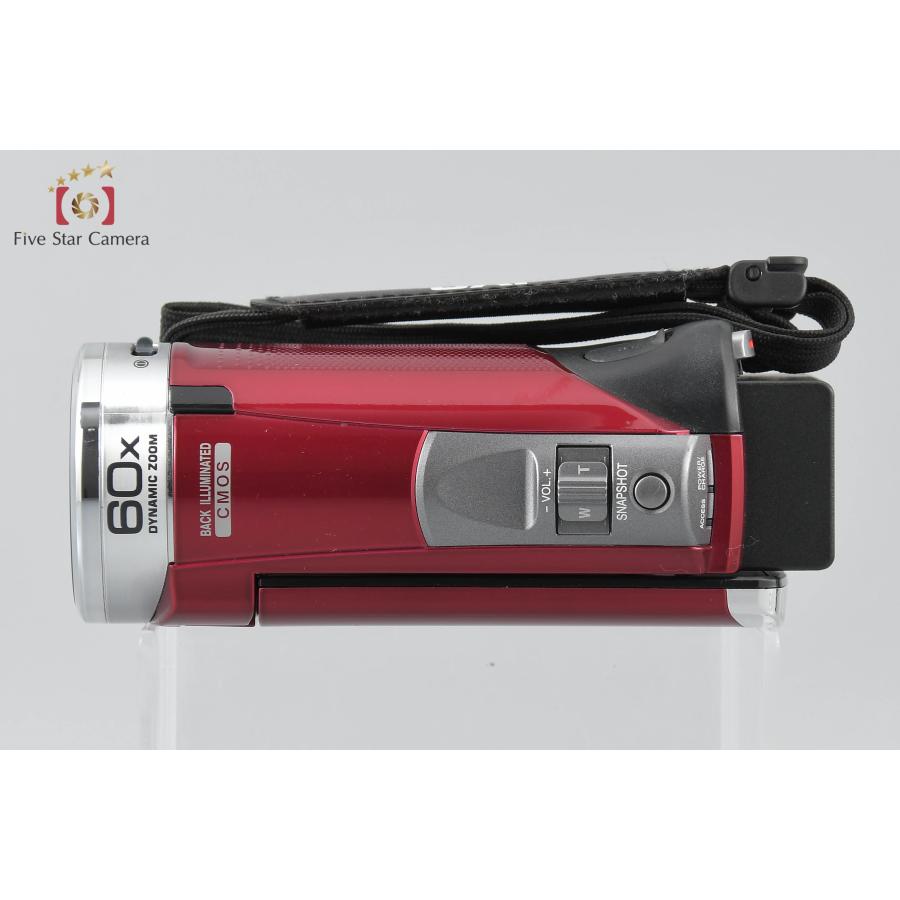 中古】JVC ケンウッド GZ-E770-R レッド ビデオカメラ : 中古カメラの