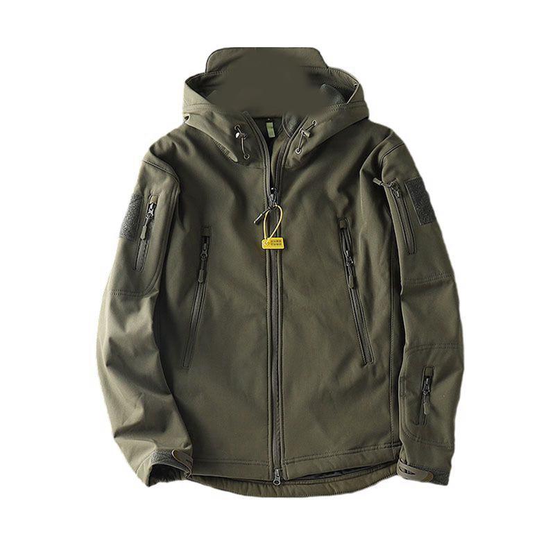 タクティカル ジャケット メンズ アウトドア 登山ジャケット 裏起毛 防