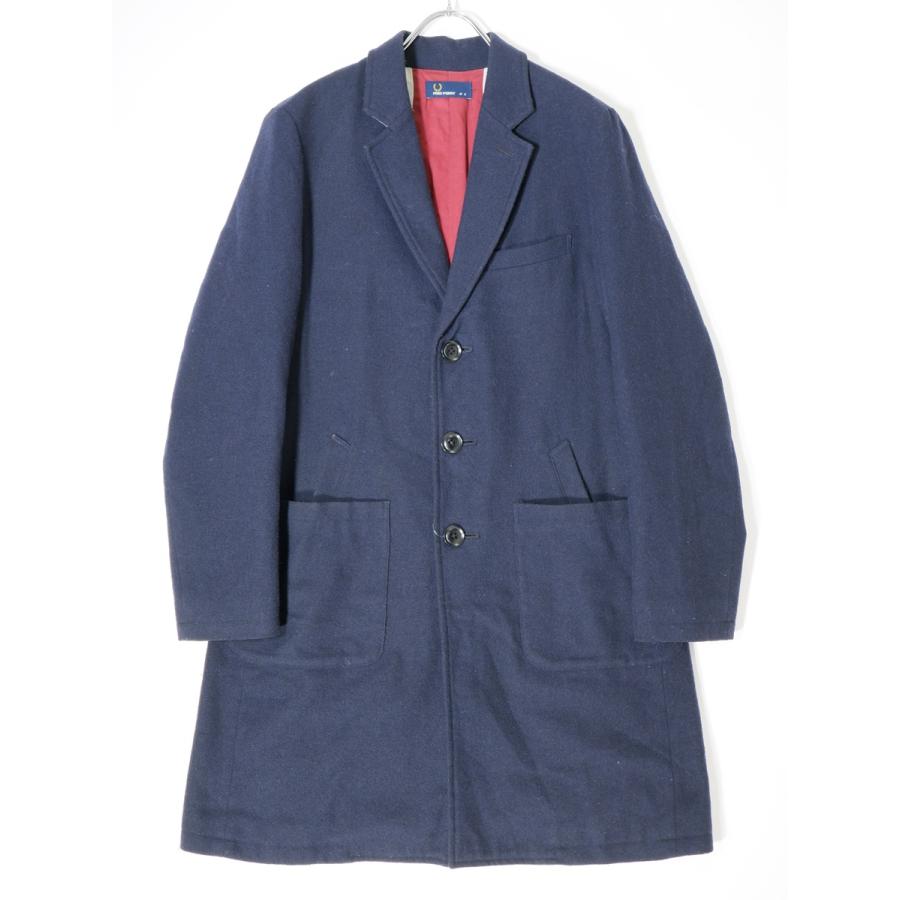 FRED PERRYフレッドペリー F2398 Chester Coat裏地ユニオンジャック柄