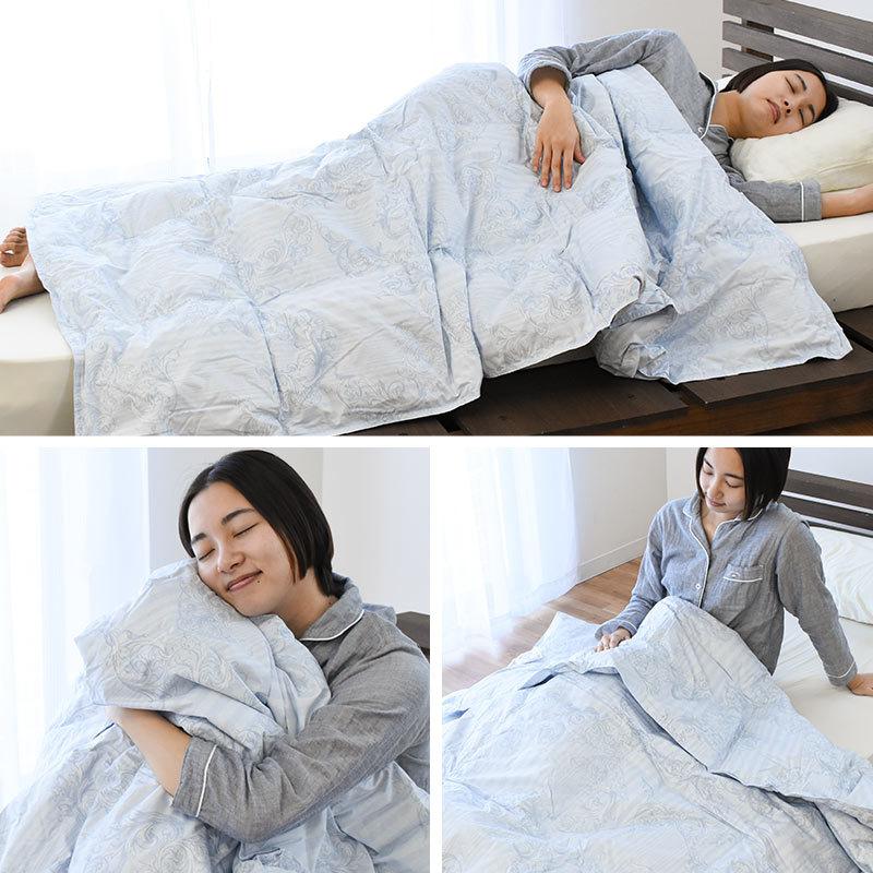 西川（nishikawa） ダウンケット 羽毛肌掛け布団 シングル 日本製