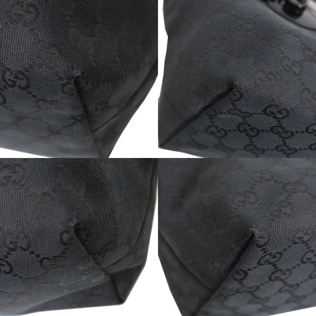 GG グッチ GUCCI トート バッグ 211976 黒 ブラック GGキャンバス