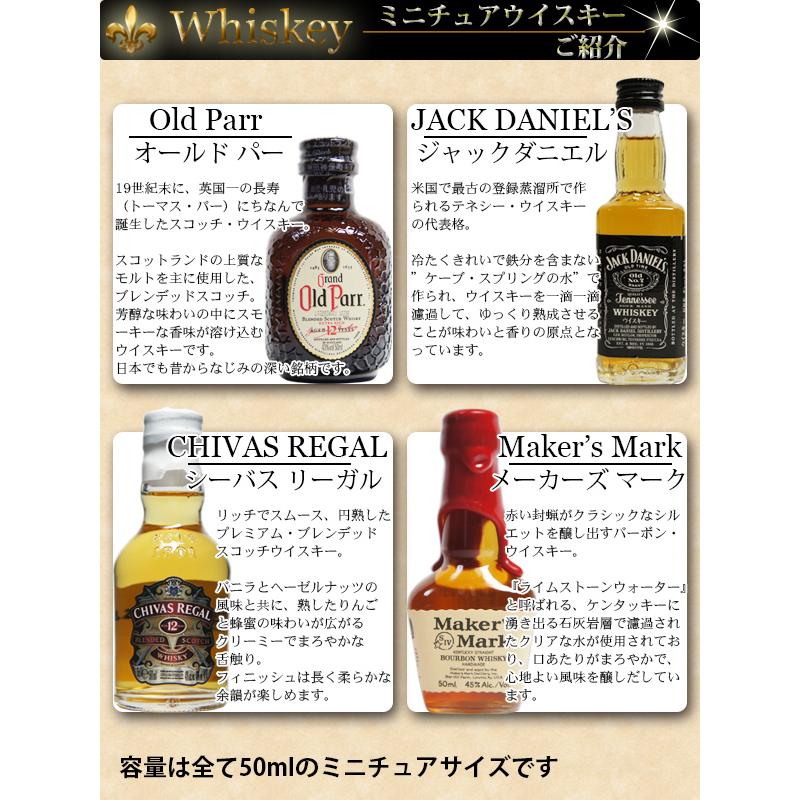 ショットグラス セット 名入れ ウイスキー ミニボトル付 ジャック