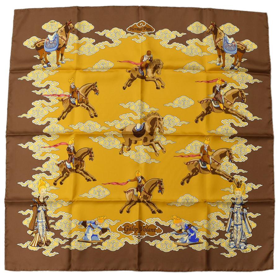 HERMES（エルメス） スカーフ カレ90 Galop Volant 空飛ぶギャロップ