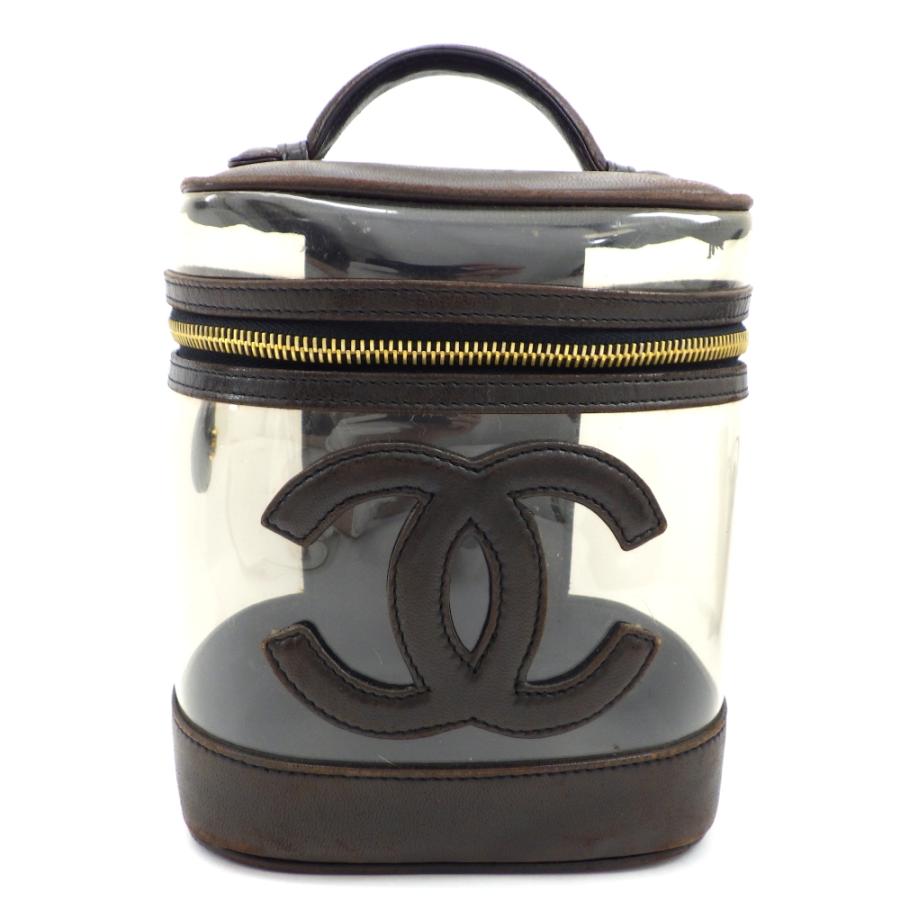 CHANEL（シャネル） ココマーク バニティバッグ ビニール カーフ