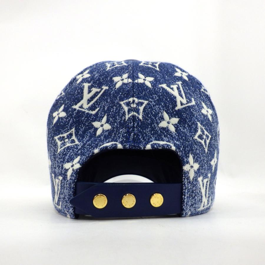 LOUIS VUITTON（ルイ・ヴィトン） モノグラム デニム キャップ Mサイズ