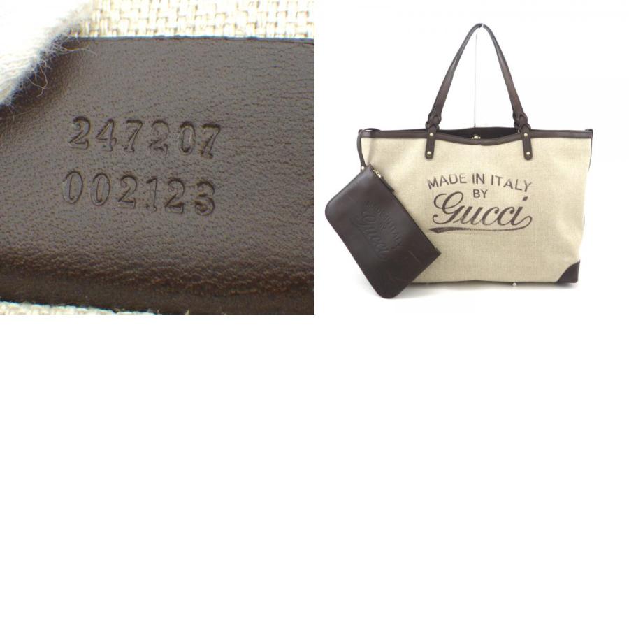 GUCCI（グッチ） クラフト キャンバス トートバッグ 247207 レザー