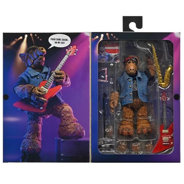 NECA（ネカ） アルフ ALF 7インチ アクションフィギュア Born to Rock