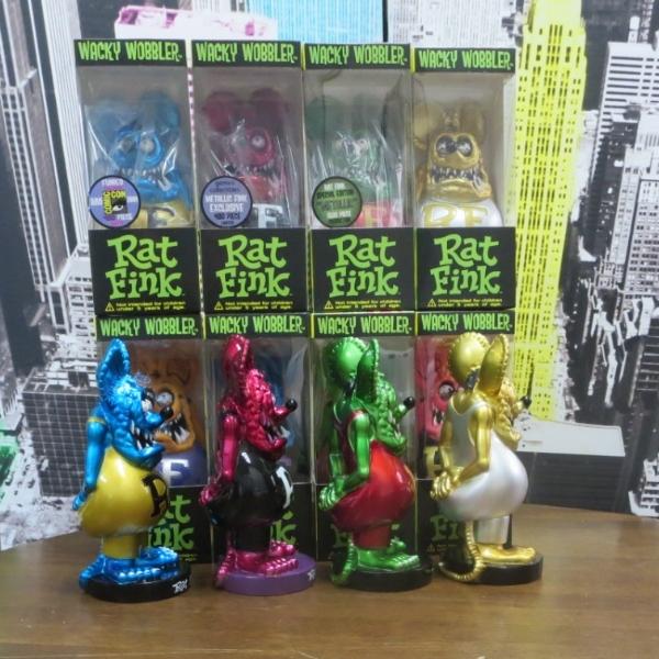 RAT FINK（ラットフィンク） ファンコ メタリック レッド フィギュア