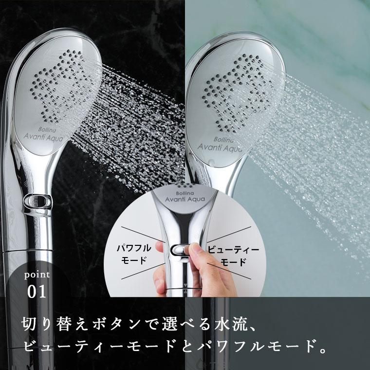シャワーヘッド「Bollina（ボリーナ）」AvantiAqua（アヴァンティ