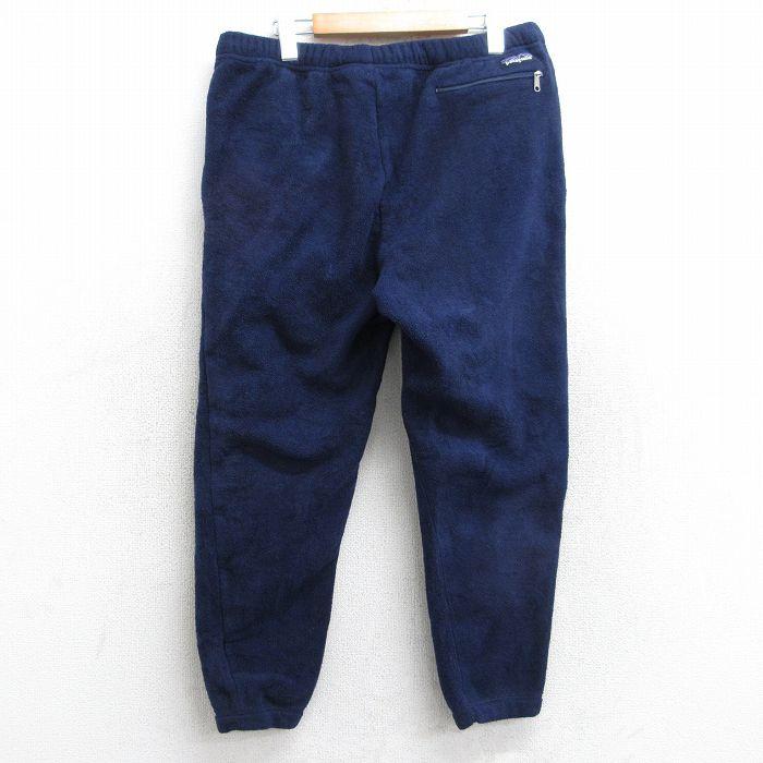 patagonia（パタゴニア） W37/古着 フリース パンツ メンズ 90s 無地