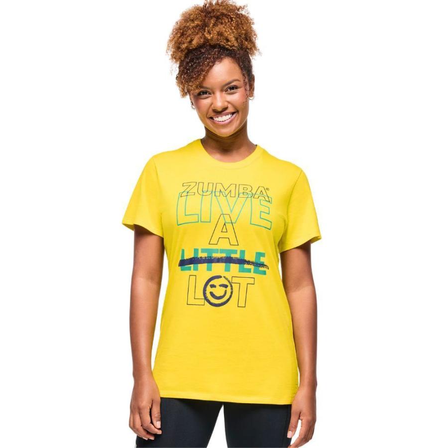 ズンバ（ZUMBA） ロゴ Tシャツ イエロー ユニセックス メンズ