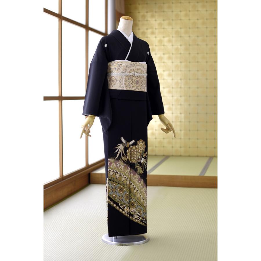 留袖とモーニング同時注文で10%OFF 個性的な柄 留袖 レンタル 極楽鳥