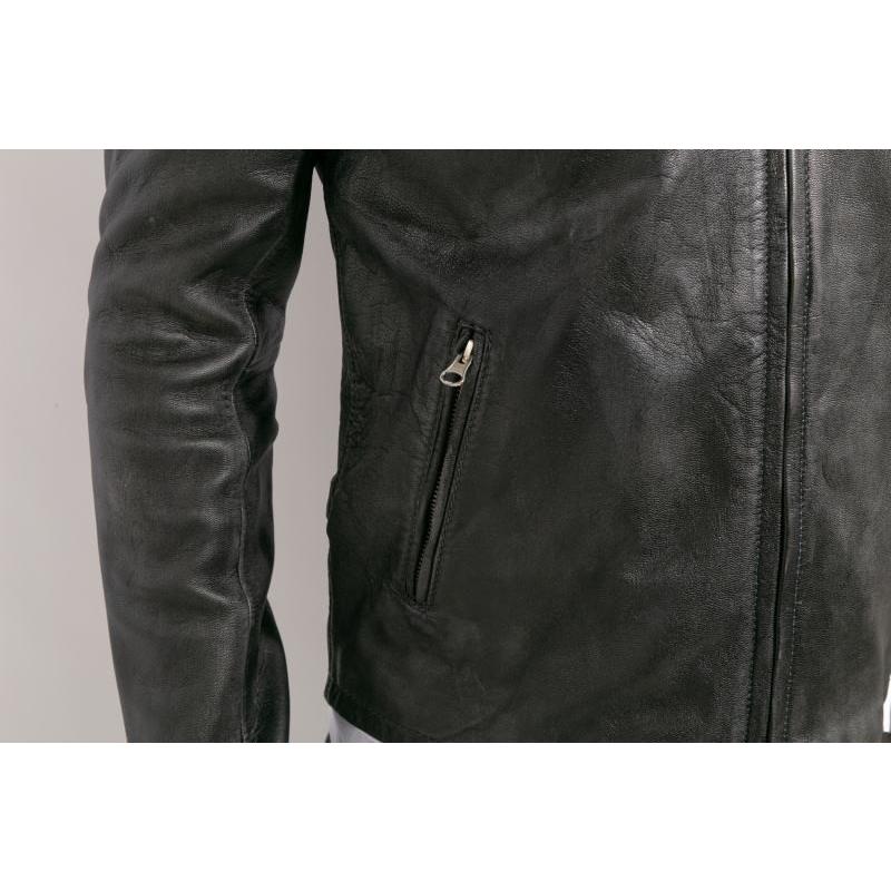 フリーダムレザー 革ジャン メンズ 本革 シングルライダース レザー