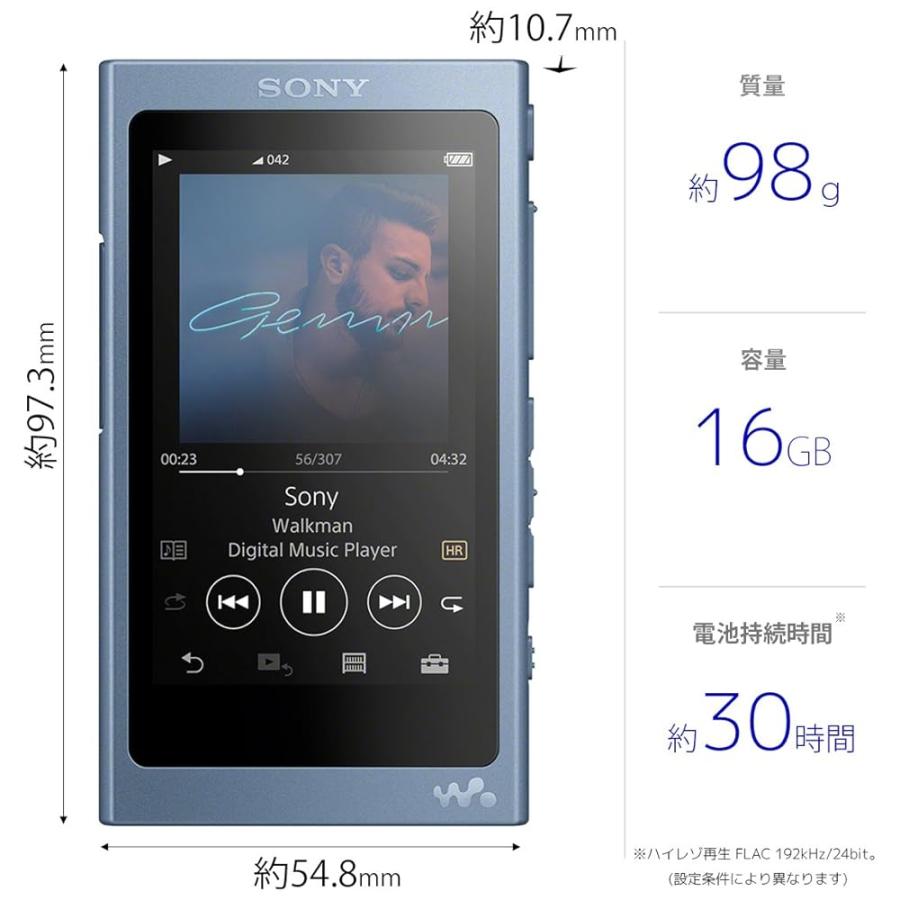 SONY（ソニー） 【整備済み品】 ウォークマン Aシリーズ 16GB NW-A45