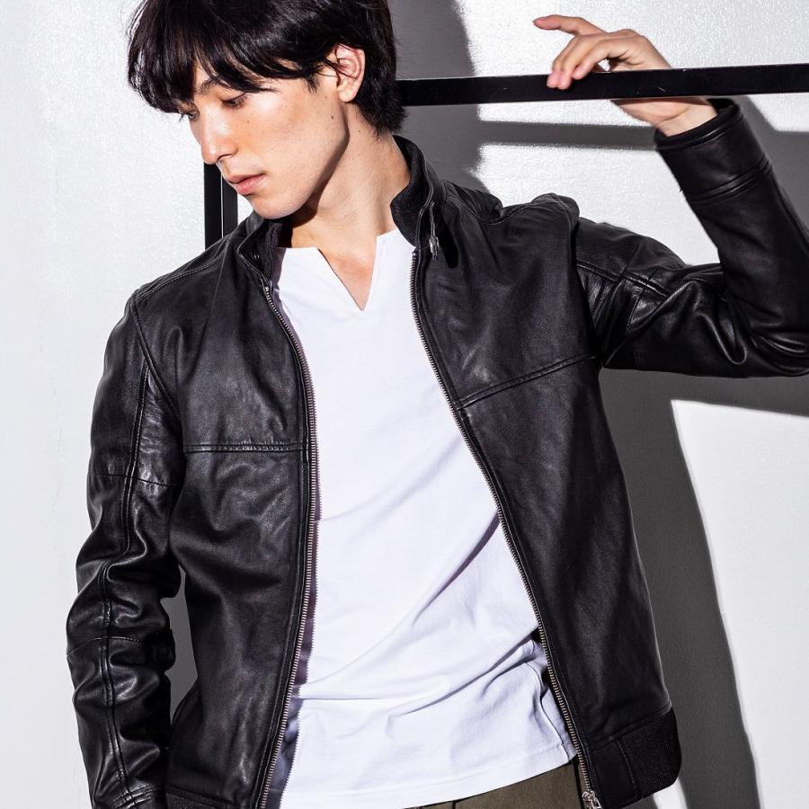 直営店・WEB限定】AKM Contemporary レザーブルゾン : マルイ(丸井