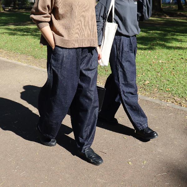 HARVESTY（ハーベスティ） NARROW CIRCUS PANTS demin one wash ナロー