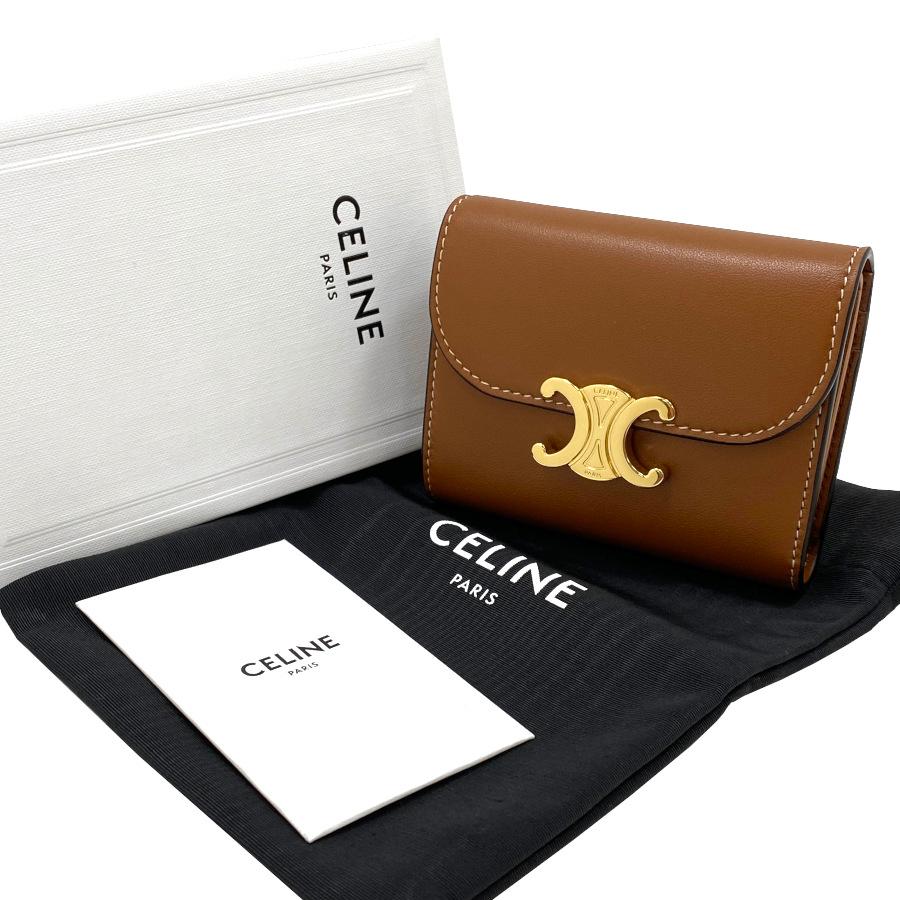CELINE（セリーヌ） 【新品】セリーヌ 折り財布 スモール フラップ