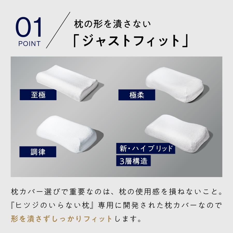 ヒツジのいらない枕 ふわふわ テンセル枕カバー 調律専用 ホワイト