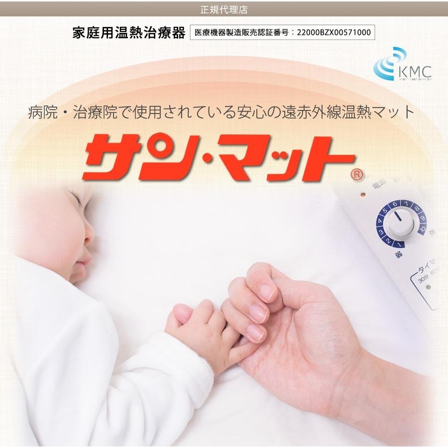病院・治療院で使用されている安心の遠赤外線温熱マット】サンマット