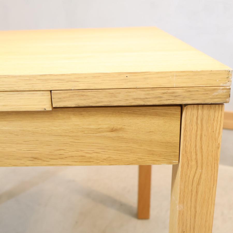 無印良品（MUJI） オーク材 エクステンションテーブル 伸長式