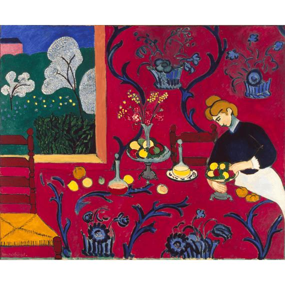 Red Room アンリ・マティス 手描き油絵複製画 模写 レプリカ 肉筆絵画